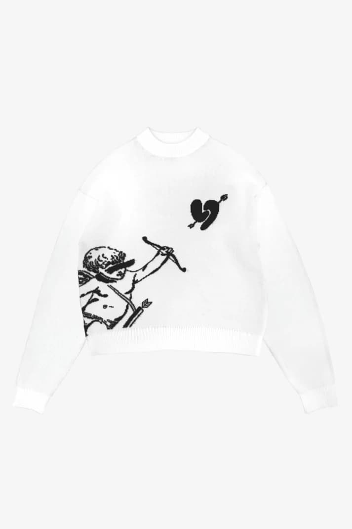 Amor Knit Sweater - Snow White